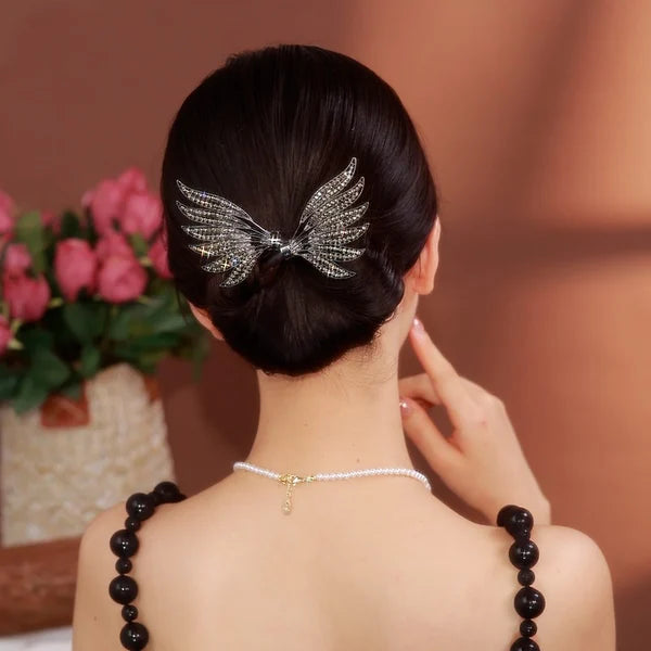 QuickTwist - Stylish and Quick Hairband – Black Wings