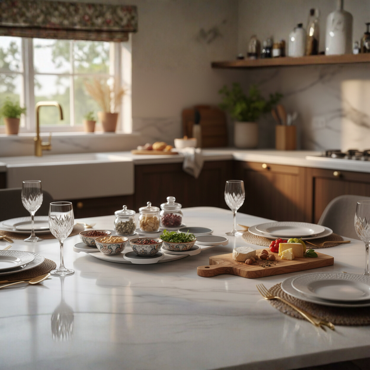 DineRound - Rotating Serving Tray – image 12