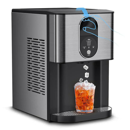 Nugget Ice Maker 44 lbs/Day Self-Dispensing Ice – Black