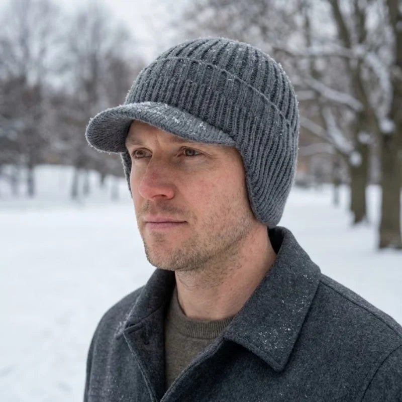 FjordWarm™ • Thermal winter beanie with ear protection – image 3