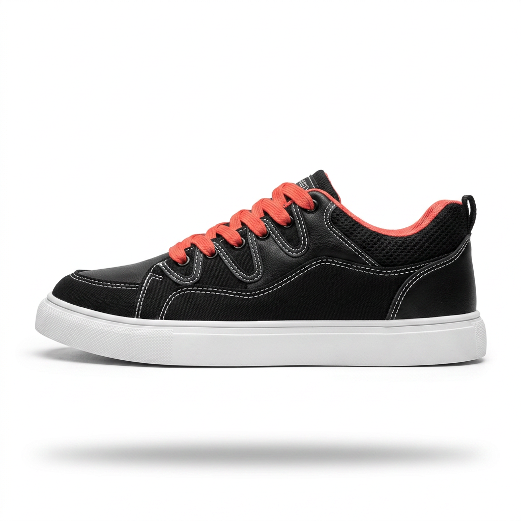 UrbanThread — Low-Top Canvas Sneaker for Daily Wear – Red / EU 39 / UK 6 / US 7.5