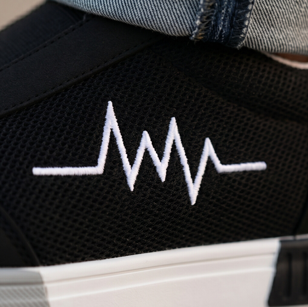 Pulseway — Canvas Sneaker with Heartbeat Detail – image 8