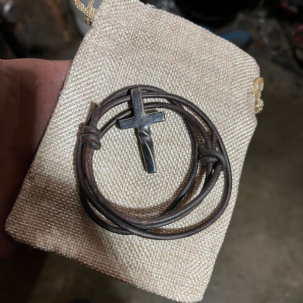 DivineTwist – Hand Forged Cross – image 7