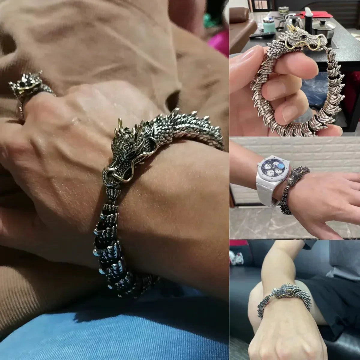 DragonLegacy – Silver Warrior Bracelet – image 6