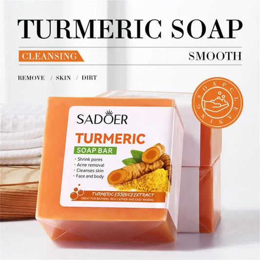 GlowEssence - Herbal Turmeric Brightening Soap – 1x Turmeric Soap