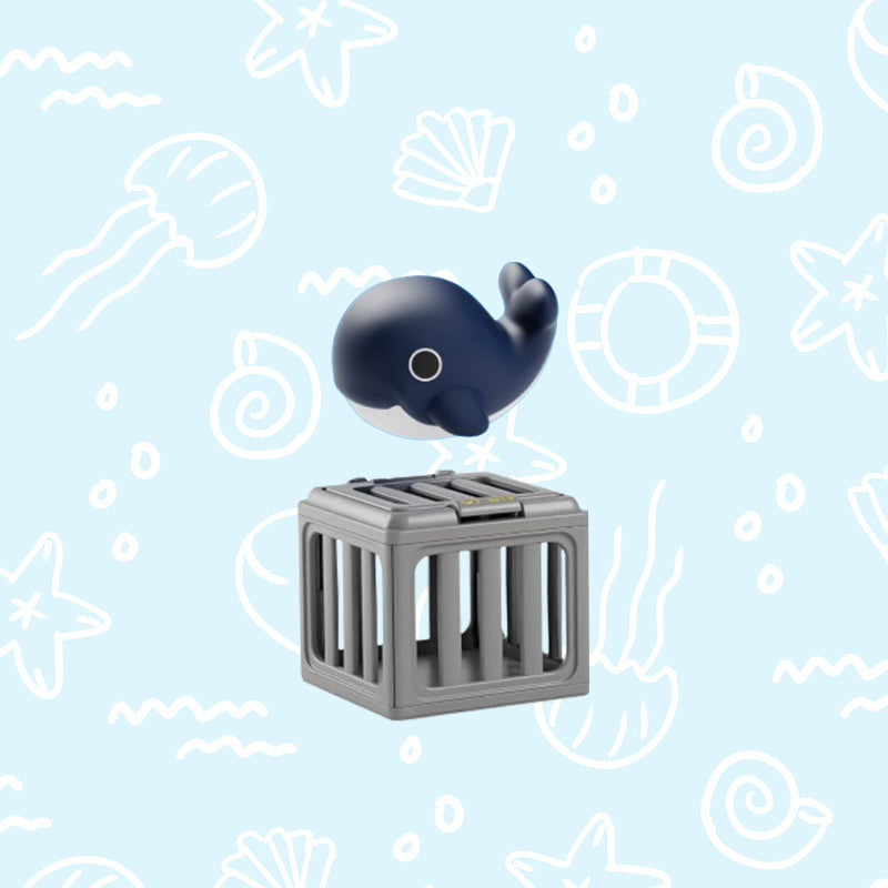 AquaPlay – Children’s Pool Diving Toys Set – Whale + cage