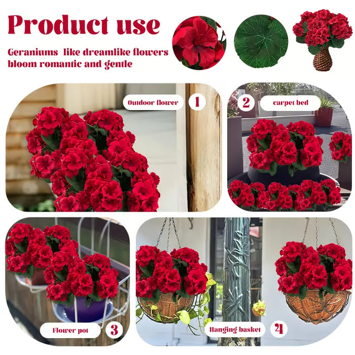 RoseAura – Eternal Geranium Floral Set – image 3
