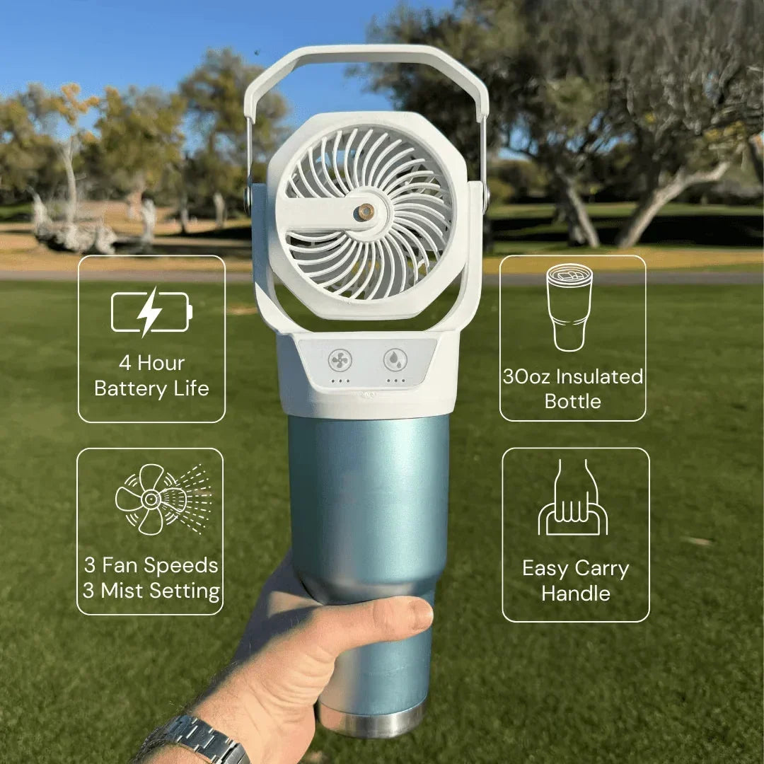CoolCruise – Premium Cup Holder Spray Cooling Fan – image 2