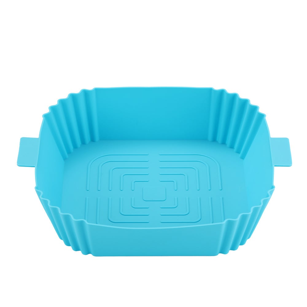 CleanCrisp – Reusable Cooking Tray Inserts – Blue / Square