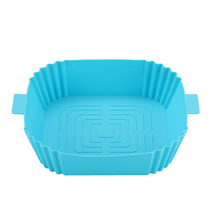 CleanCrisp – Reusable Cooking Tray Inserts – Blue / Square