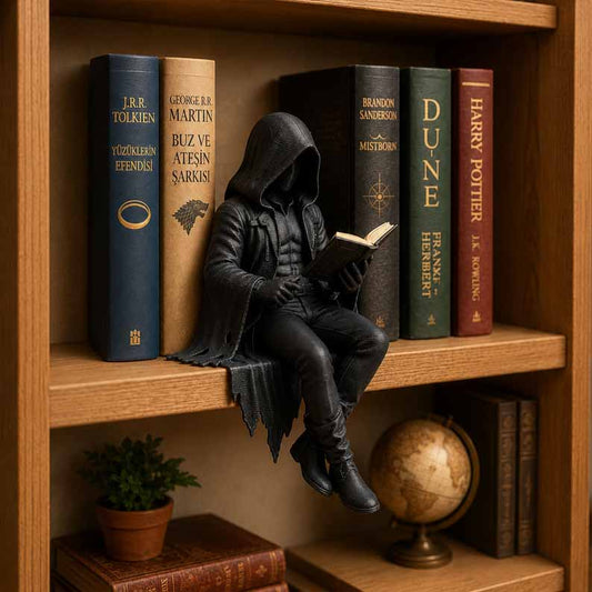 ShadowMuse – Gothic Dark Fantasy Figure – Shadow Reader Figurine / 4 inches