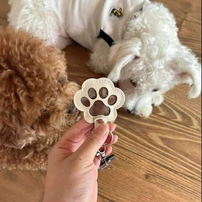 FurTag – Paw Shaped Leather Keychain – image 4