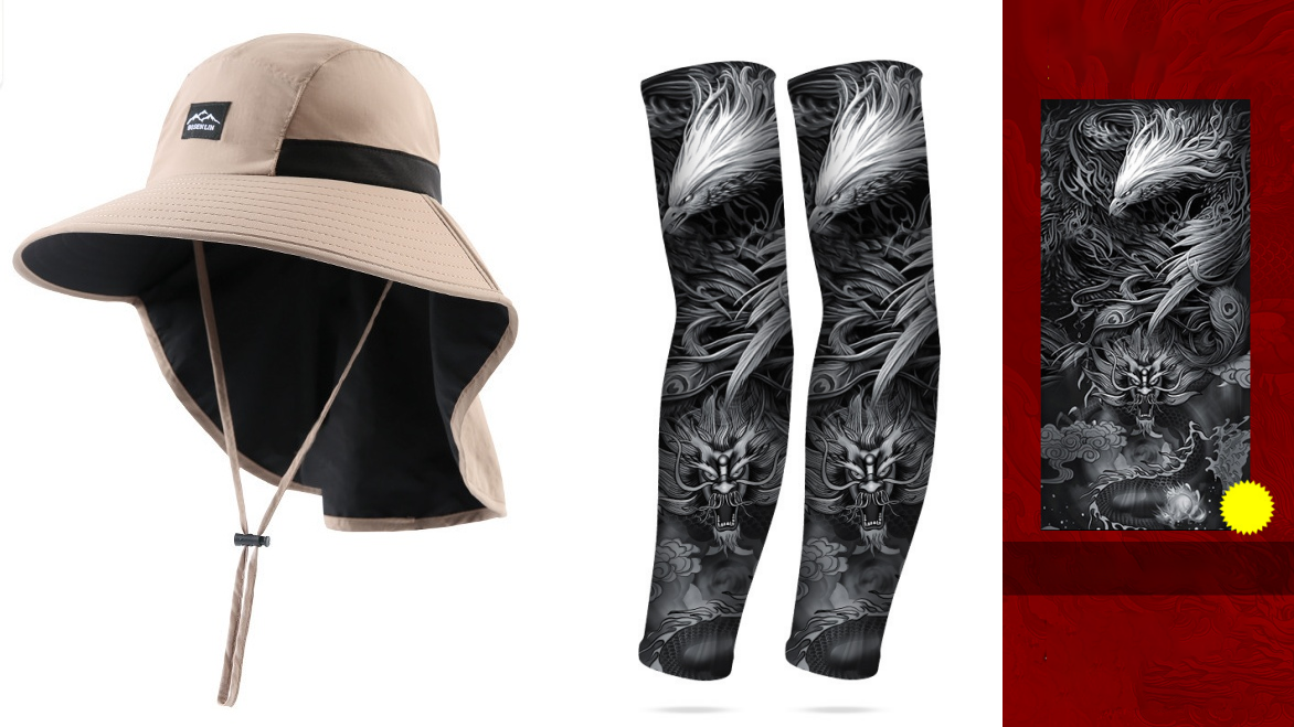 IceVeil – UV Blocking Compression Sleeves – 13 / '+ Sun hat