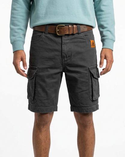 Trailmark — Cargo Shorts with Reinforced Twill – CHARCOAL / S