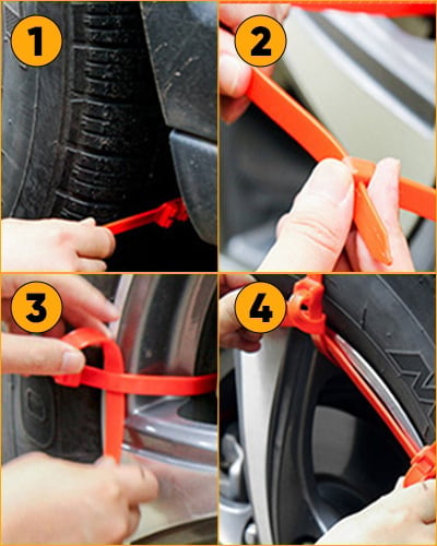 FrostGuard – Anti Slip Car Tire Snow Chains – image 2