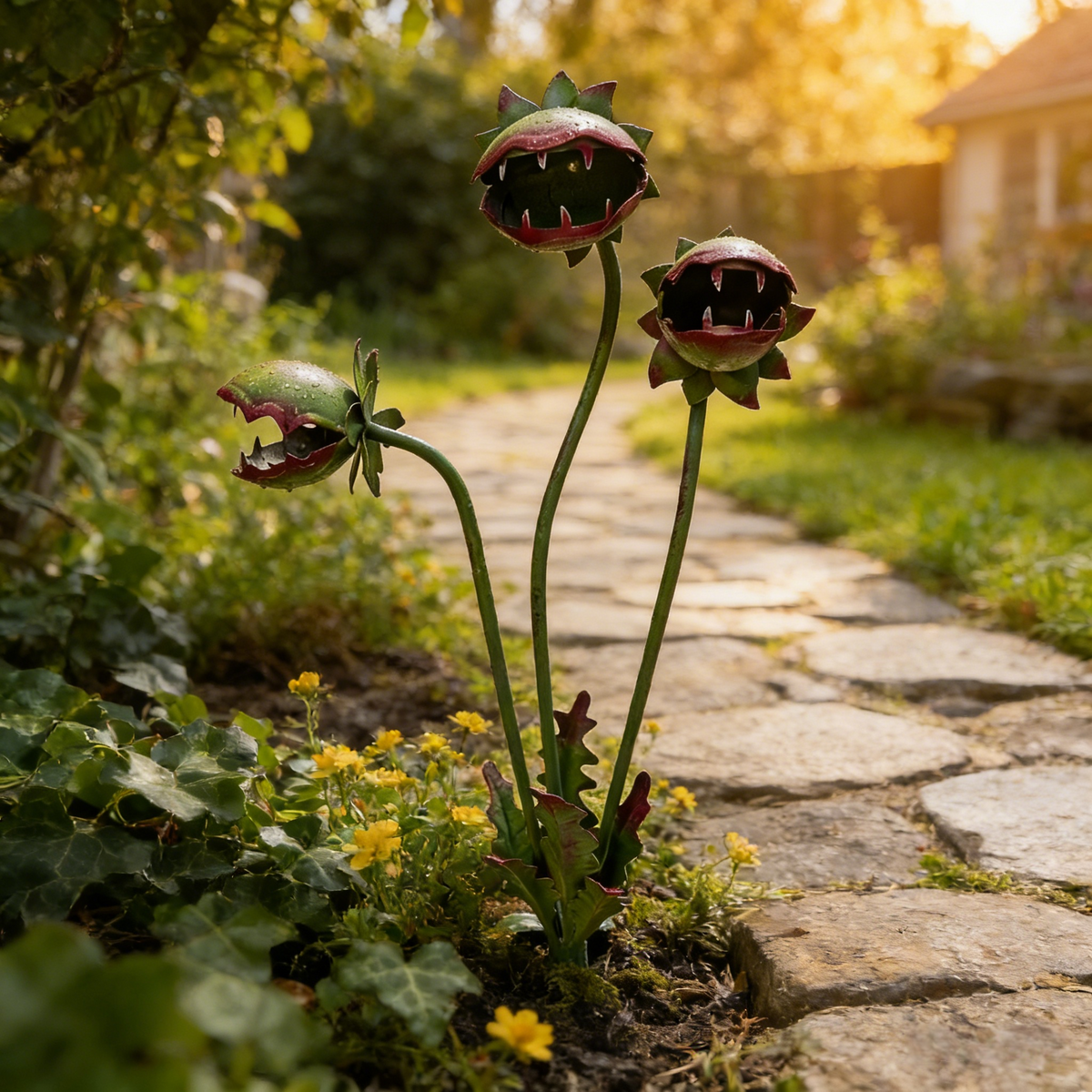 GardenWhim – Carnivorous Plant Metal Garden Stake – image 15