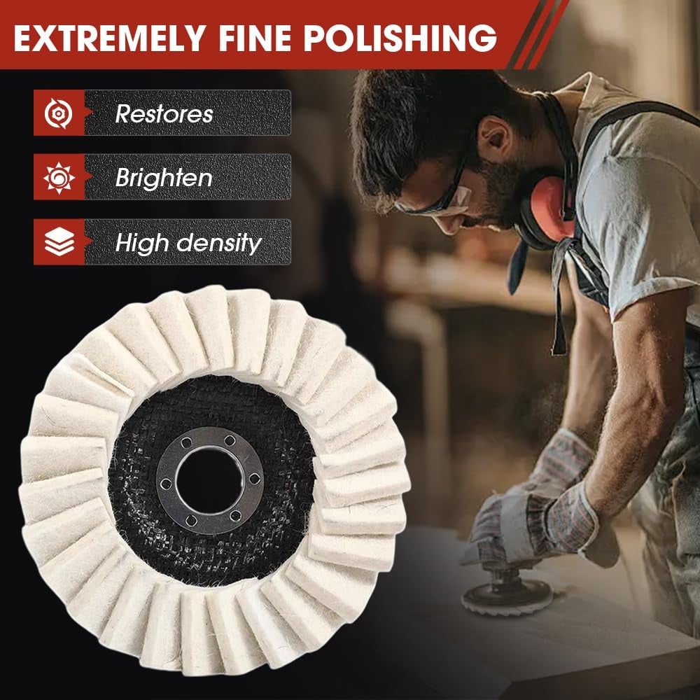 SmoothCraft - High-Resilience Polishing Wheel for Metal & Wood – image 5