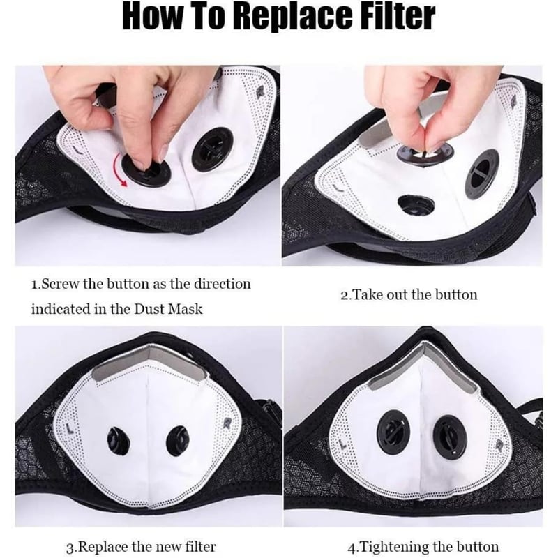 AirGuard – Reusable Carbon Filter Dust Mask – image 12