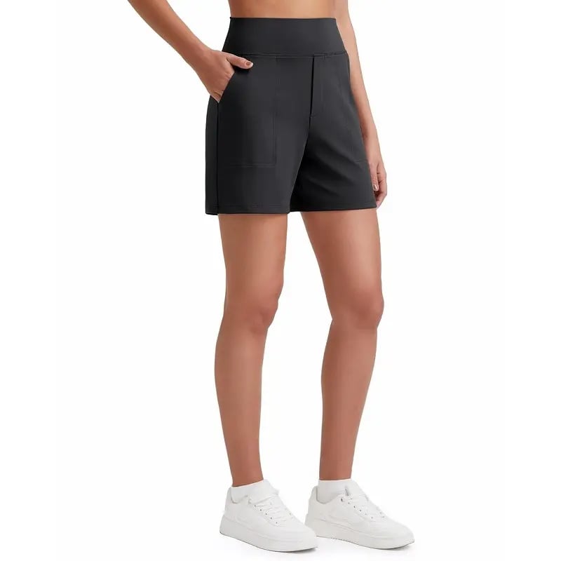 AeroFit – Breathable Summer Athletic Shorts – Black / XS