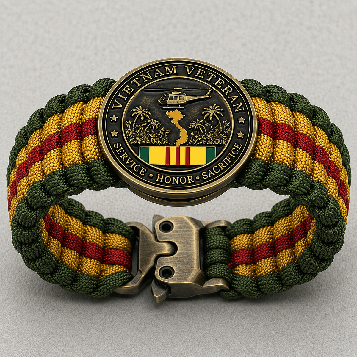 BraveBond – Vietnam Veteran Tribute Survival Bracelet – image 2