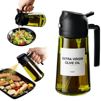 DripLess - Healthy Cooking Oil Sprayer Bottle – Black