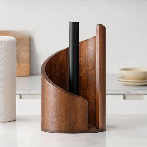 PeakHold – Mountain Paper Towel Holder Countertop – Brown