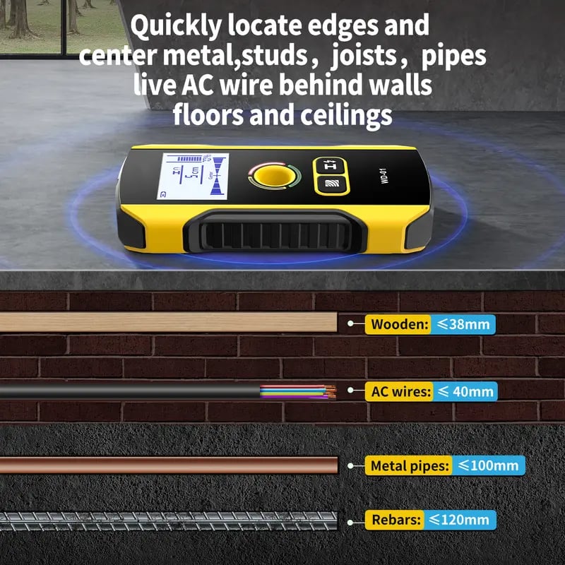 WallSense Pro – Precision Metal Detector Wall Scanner – image 3
