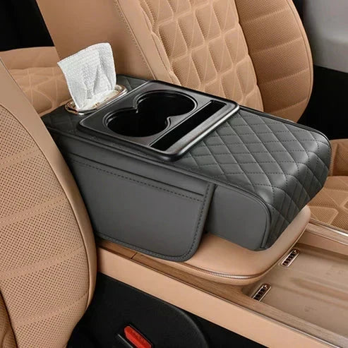 DriveCushion – Smart Armrest Pad – Gray / Embossed