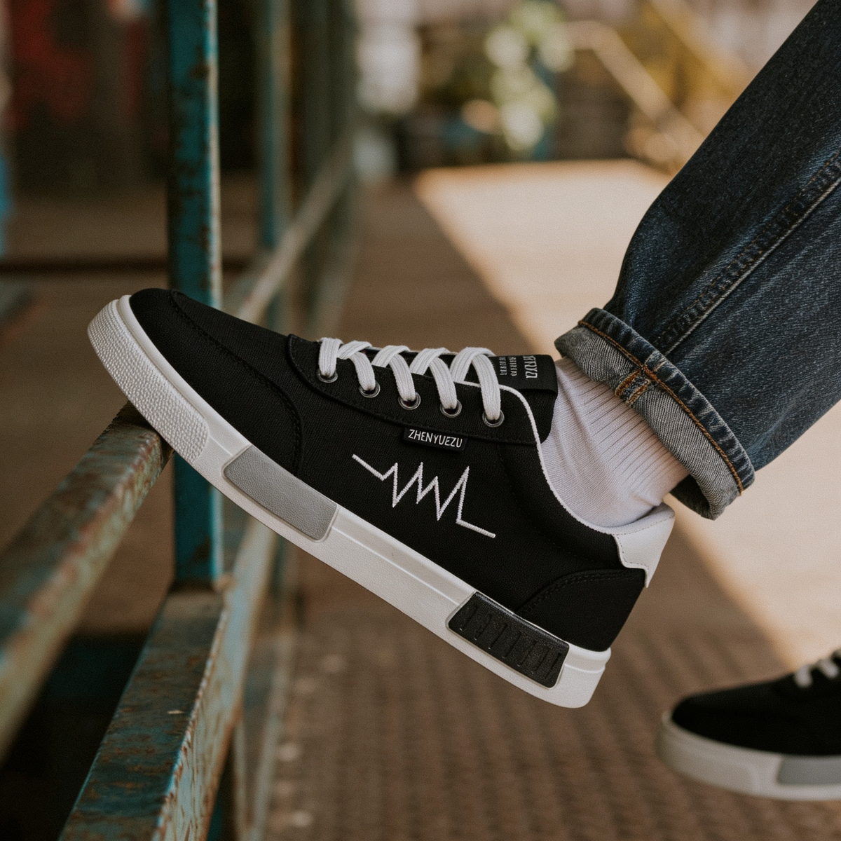 Pulseway — Canvas Sneaker with Heartbeat Detail – image 12