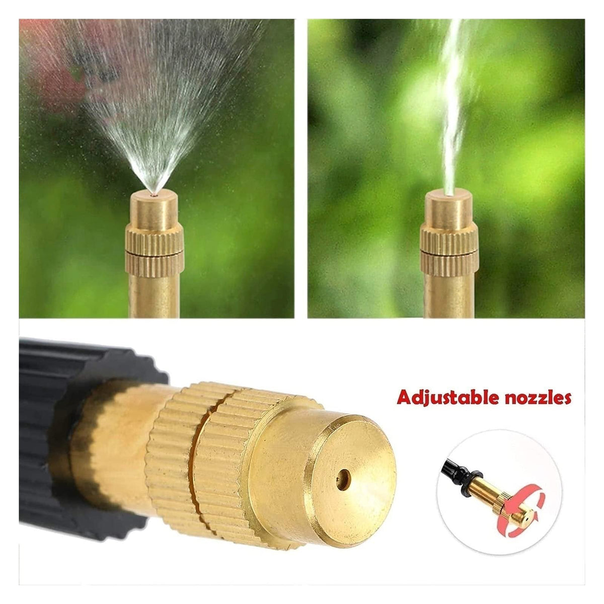 HydroCircle – 360° Curved Automatic Irrigation System – 16.4FT-5M(5 Nozzles)