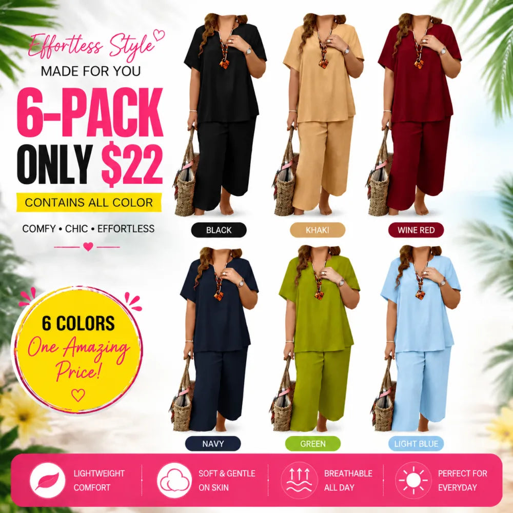 SoftEase – Relaxed Fit Outfit Set – 6-SETS B / XS