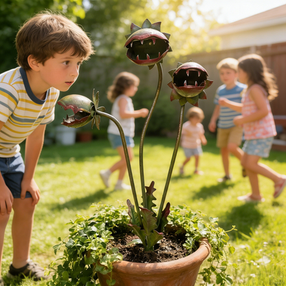 GardenWhim – Carnivorous Plant Metal Garden Stake – image 9