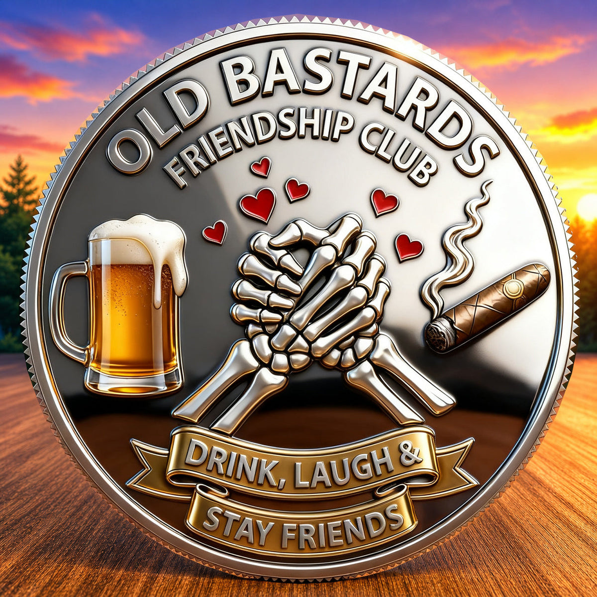 LoyalCrew – Brotherhood Challenge Coin – image 2