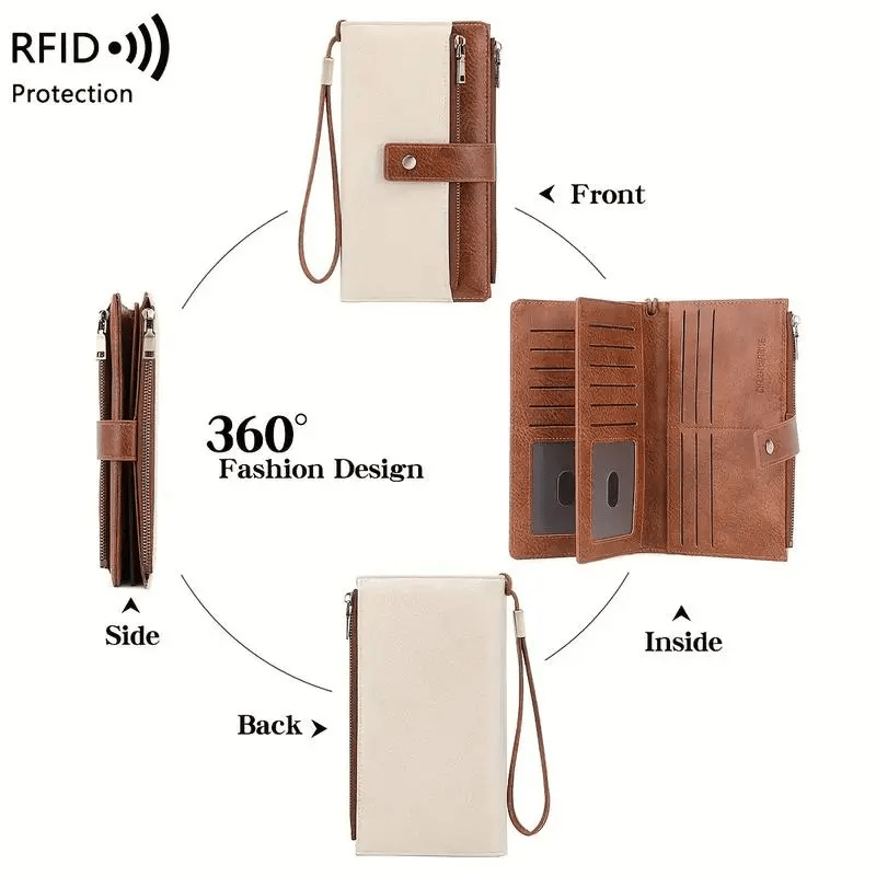 LunaVault – RFID Blocking Elegant Long Wallet – image 7