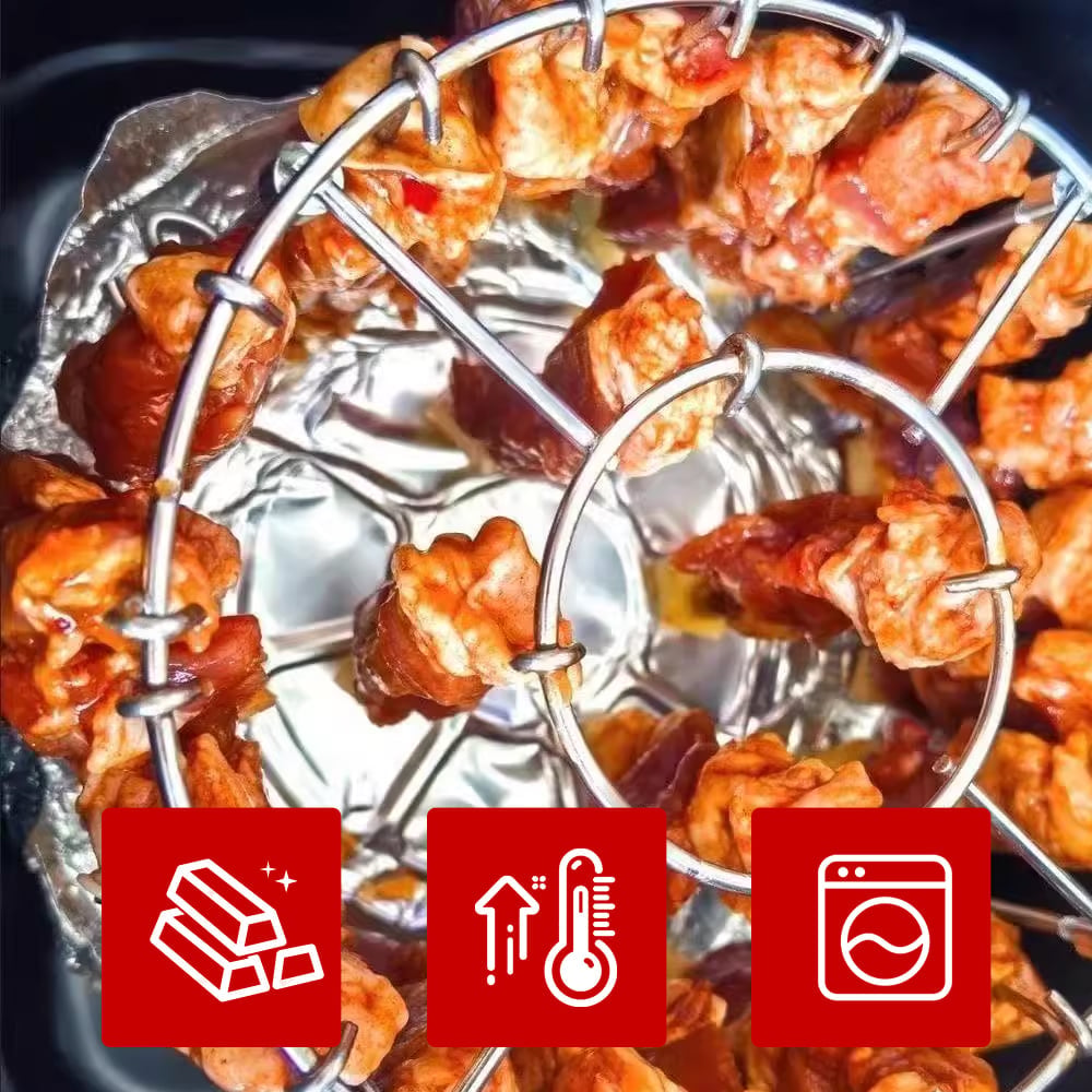 BBQStack Elite – Air Fryer Skewer Stand – image 5