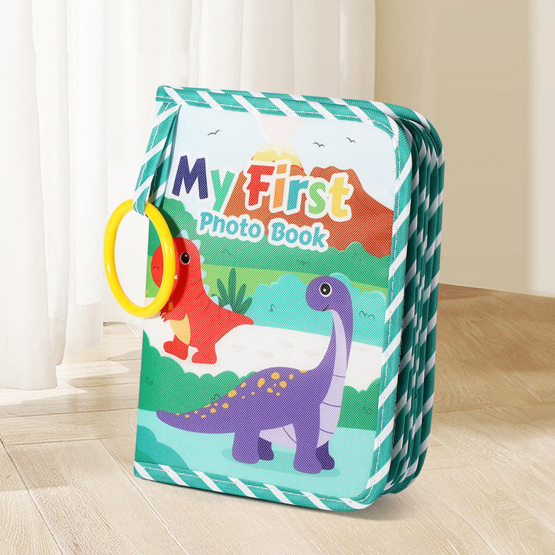 CuddlePages – My First Baby Memory Book with Mirror – Dinosaur