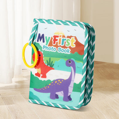 CuddlePages – My First Baby Memory Book with Mirror – Dinosaur