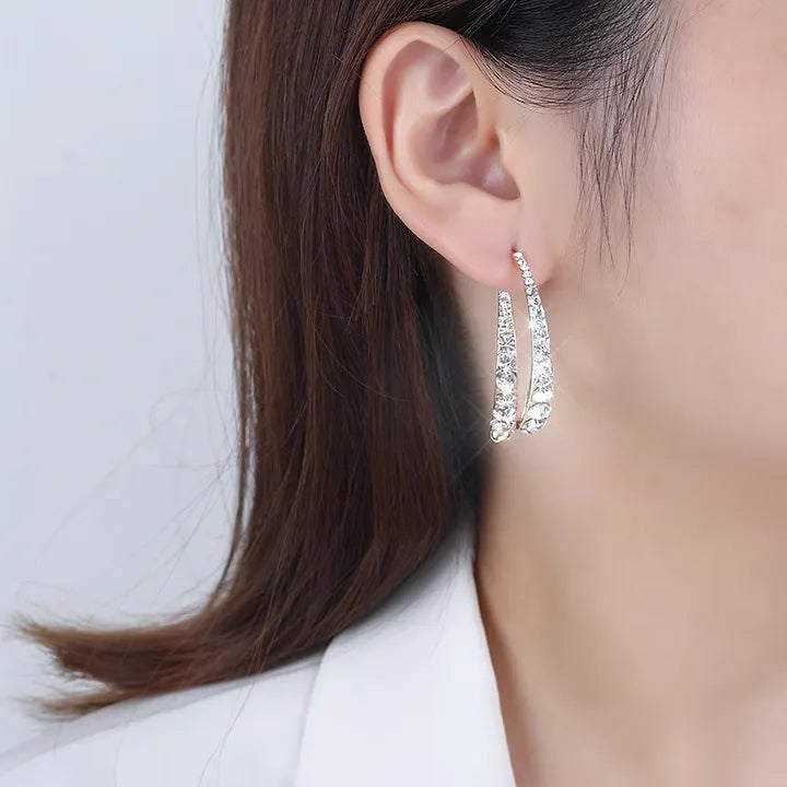 CelestiaCross - Statement Earrings – Set 2Gold+Gold / Without Gift Box