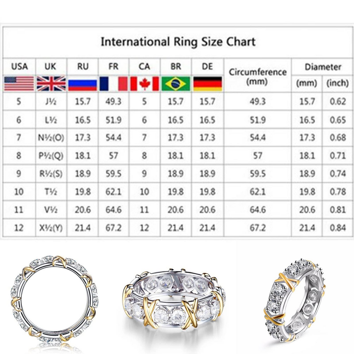 Moissanova – Magnetology Moissanite Diamond Ring – image 13