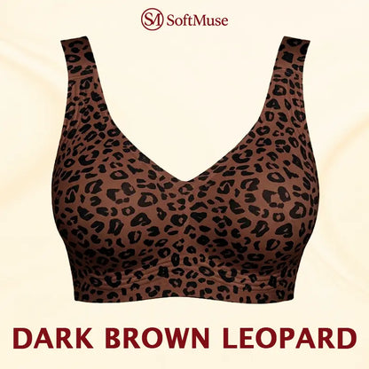 LuxeLift – Super Firming Wirefree Bra – Dark Brown Leopard / 30