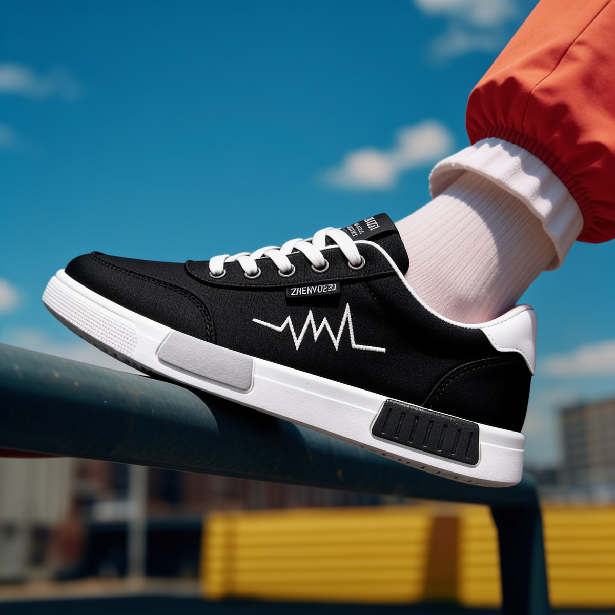 Pulseway — Canvas Sneaker with Heartbeat Detail – image 13