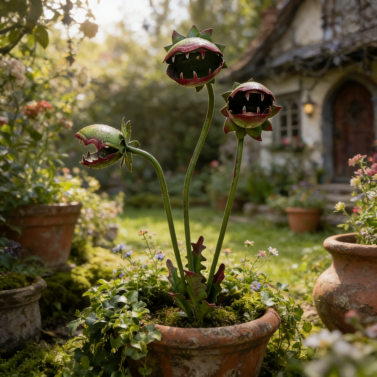 GardenWhim – Carnivorous Plant Metal Garden Stake – image 14