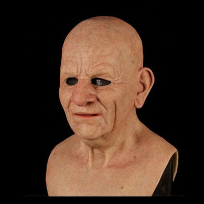 SafeFit – Lightweight & Breathable Mask Headgear – Bald Old Man