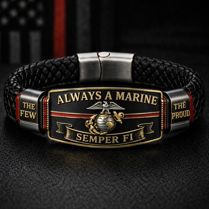 SemperValor – U.S. Marine Corps Tribute Bracelet – Always a Marine