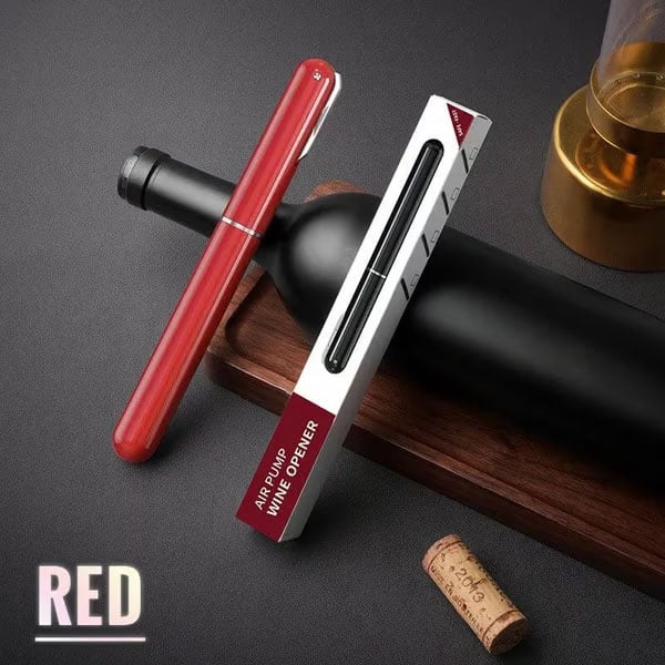 AirPop Pro – Air Pressure Wine Corkscrew – Red