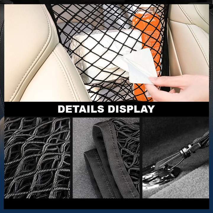 CargoNet – 3-Layer Elastic Mesh Trunk Organizer for Cars – image 5