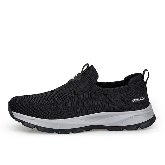 Orthopedic Slip-On Shoes for Men • FlexRelief™ – Black / 39