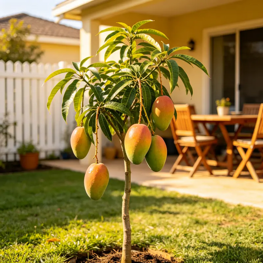 Sweet "Golden Honey" Dwarf Mango Tree Seeds (Grow at Home) – 1 pc