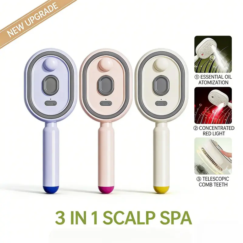 MistGlow – Hydrating Scalp Massage Hair Brush – image 4