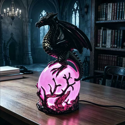 DragonGlow – Mystic Crystal Orb Lamp – image 12